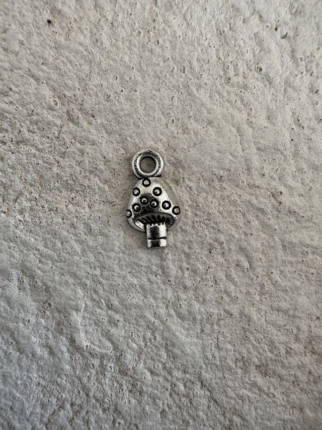 Charm Champignon argenté