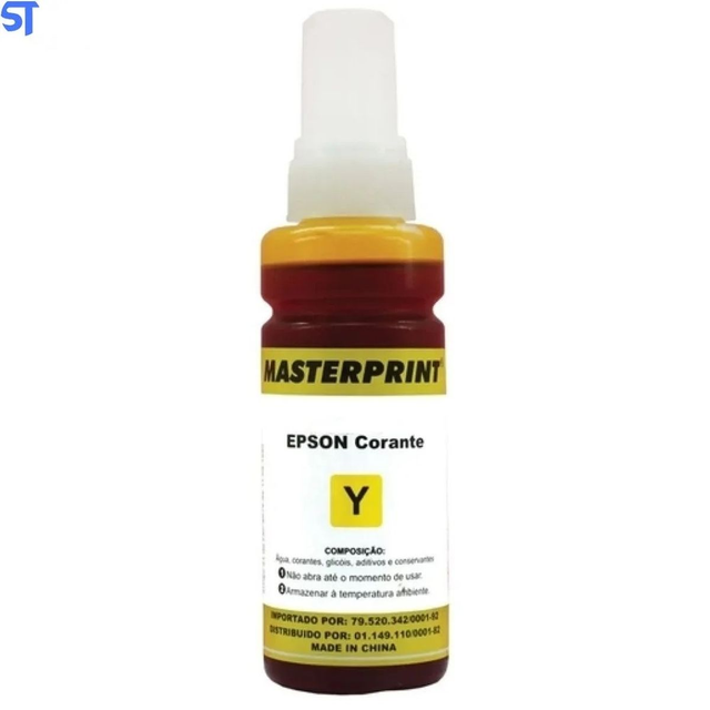 Refil De Tinta Epson Com, Master print664 Amarelo, 100ml