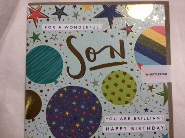 Birthday Relative Son