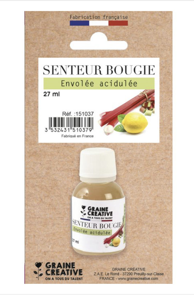 BOUGIE PARFUM - RHUBARBE & CITRON