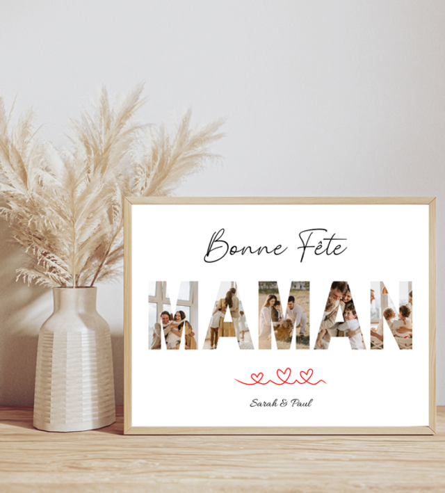 Affiche bonne fête maman 