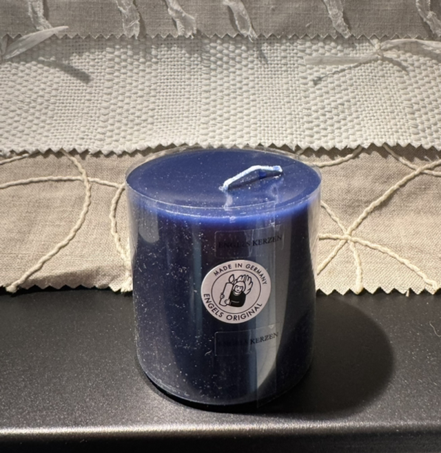 Engels Kerzen Kornblume / 8 cm / Engels Original / Gegossene Stumpenkerze