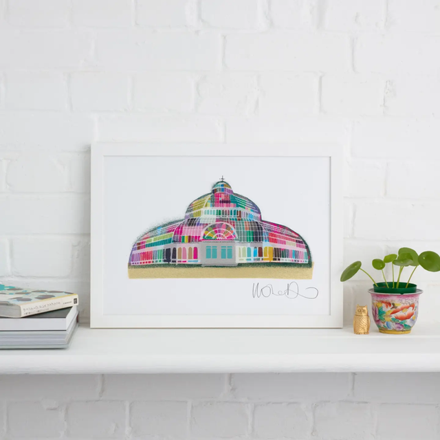 A4 Liverpool Palm House Print