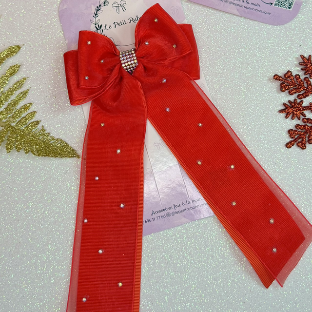 Barrette scintillante avec strass ✨