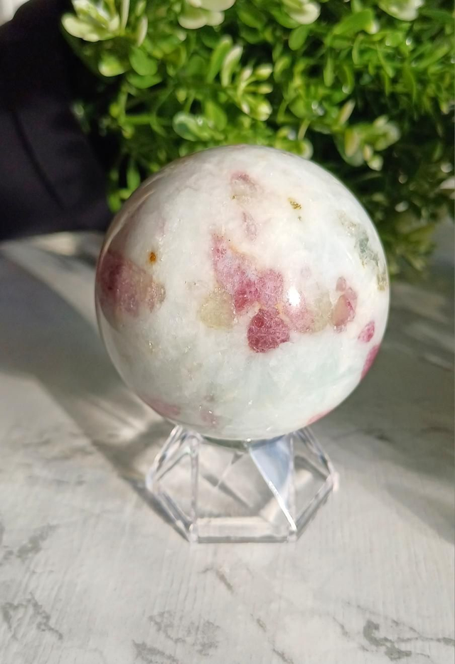 Pink Tourmaline Sphere