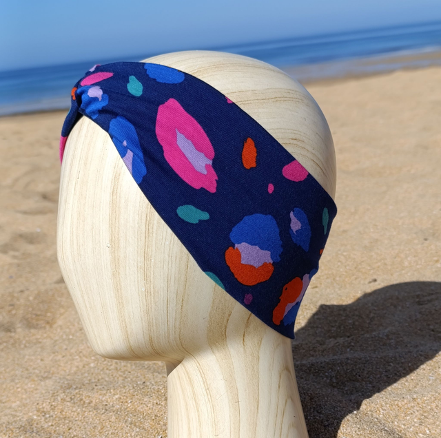 Bandeau - bleu multicolore