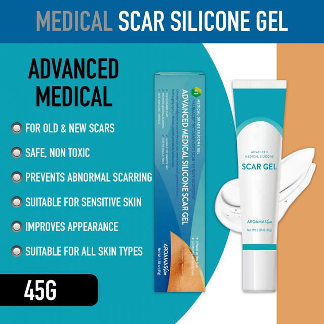 Aroamas Scar Gel 45g Advanced Medical Silicone