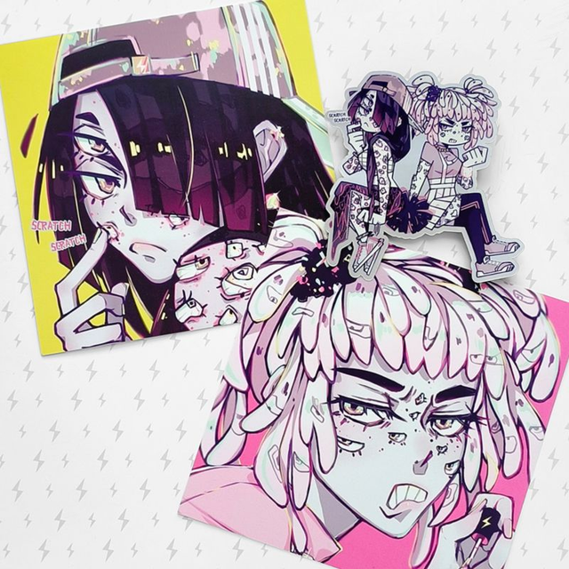 Dodomeki Sisters A5 Print &amp; Sticker Pack