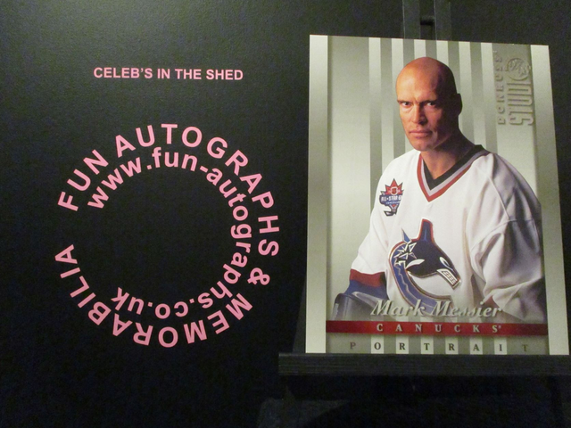 Mark Messier - NFL 1997 Donruss Studio Ice Hockey Original 10x8 Trading Card #9 (B)