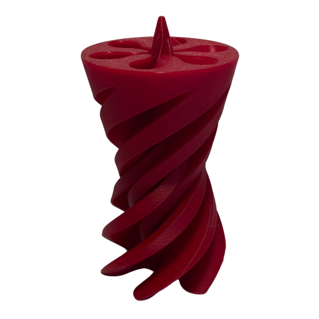 Solid Red Spiral Fidget