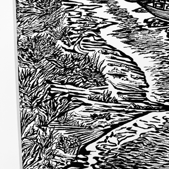 Blakeney Quay Pen & Ink Giclee Print