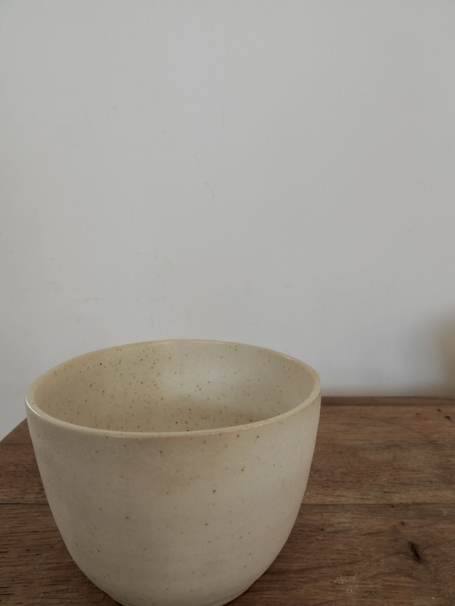 Handleless Cup | Almond