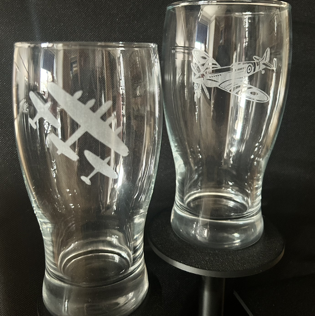Aircraft Pint Glass