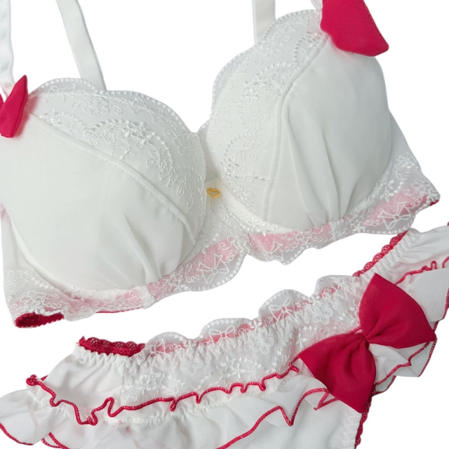 Hello Kitty inspired Japanese Bra + Underwear Set UK 32DD