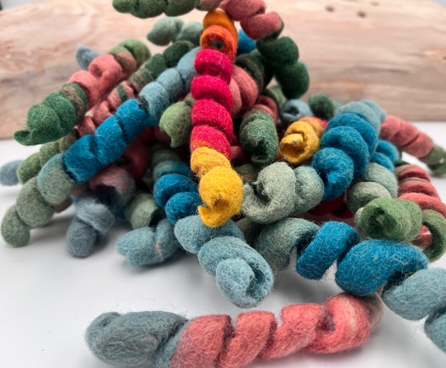 Tactile Funky Felted CatNip Spring