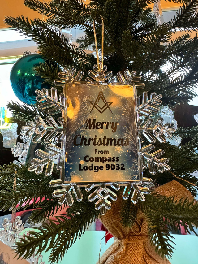 Custom Masonic Tree Decoration