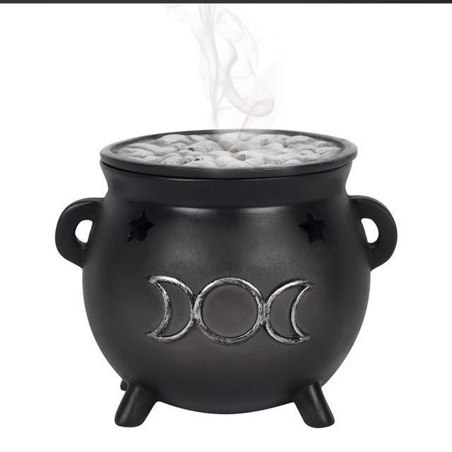 Triple moon incense holder 