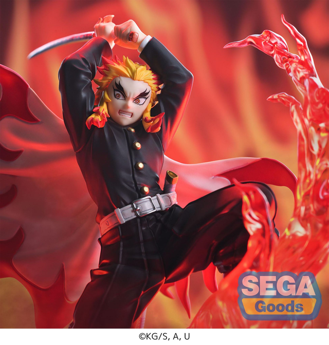 (Preordine) Kyojuro Rengoku - Demon Slayer: Kimetsu no Yaiba - Xross Link Anime Figure 15cm 🔥⚔️