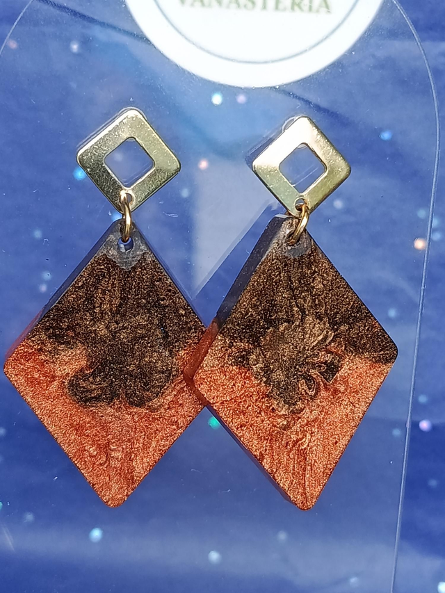 Boucles d'oreilles "les Veines du Monde"