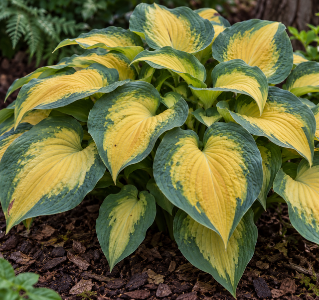 Hosta 'Orange Marmalade' RHS AGM 