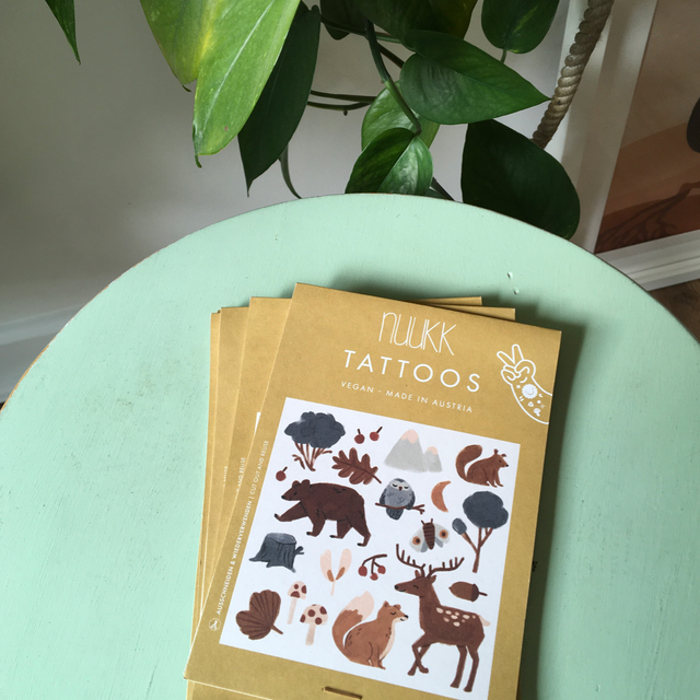 Vegan forest tattoos 