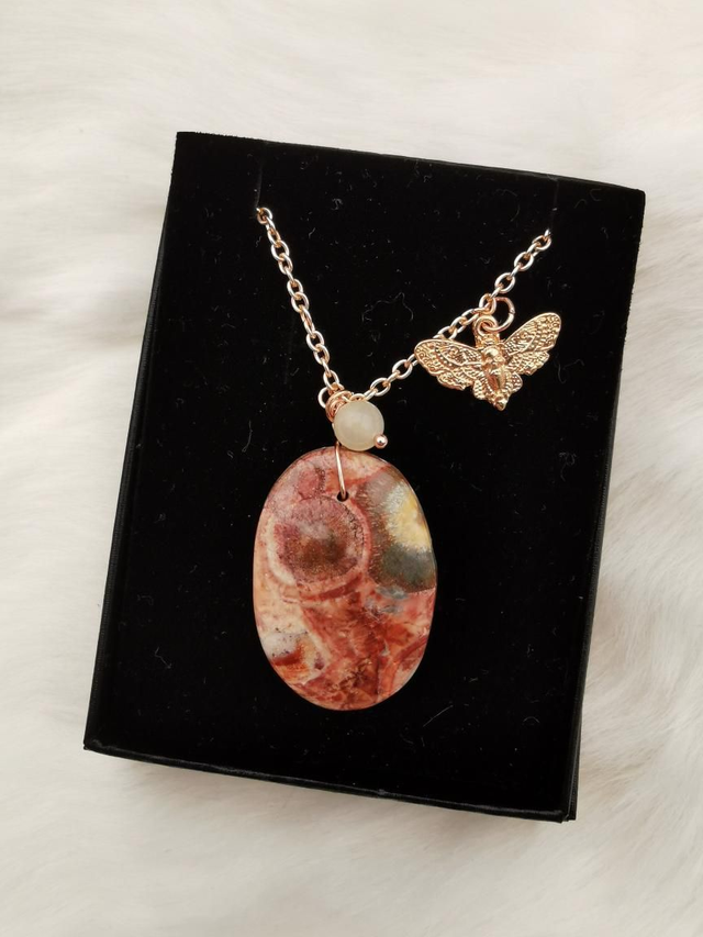 Talisman en pierre naturelle de Jaspe Orbiculaire