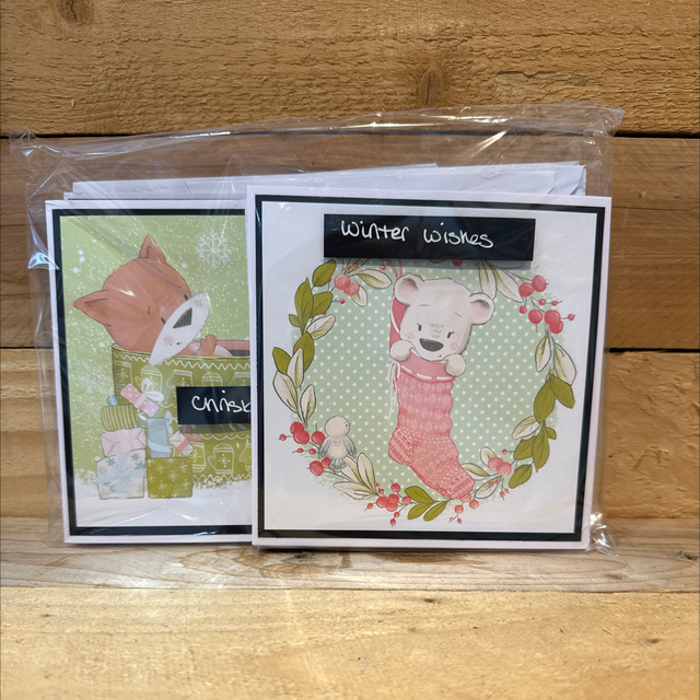 Handmade Pack of 10 Christmas Cards 