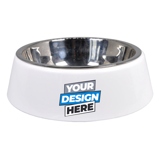 Personalised Dog Bowl - removable stainless steel inner