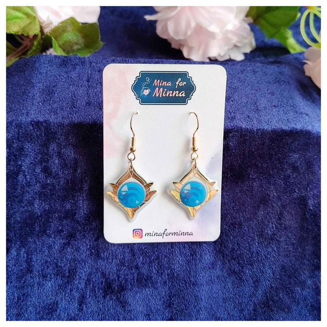 Tartaglia Vision Ohrringe | Genshin Impact