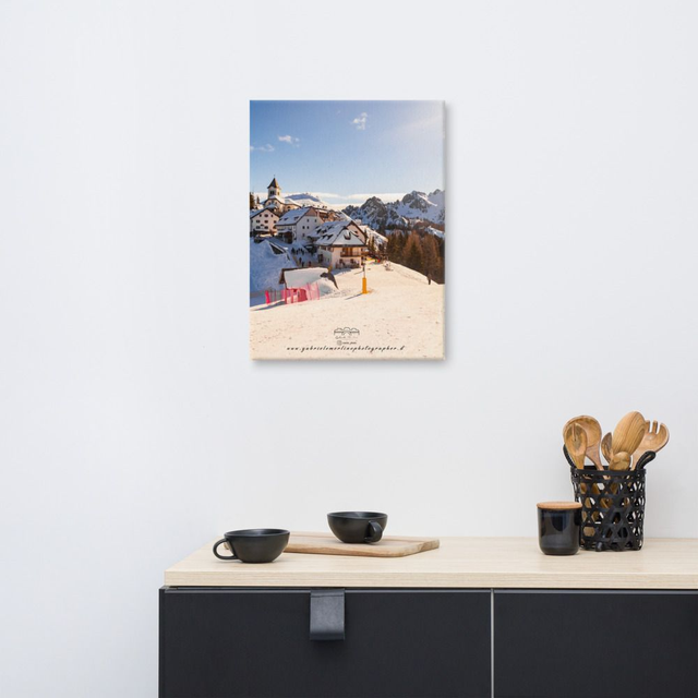  Canvas Monte Lussari winter 