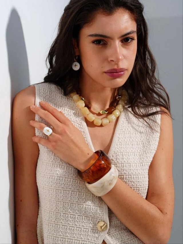 Manchette en résine coloré 