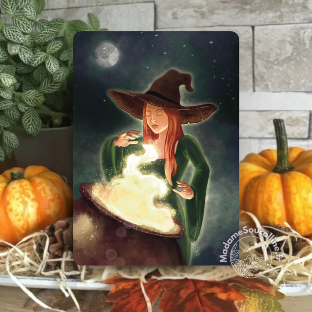 Sorcière et chaudron