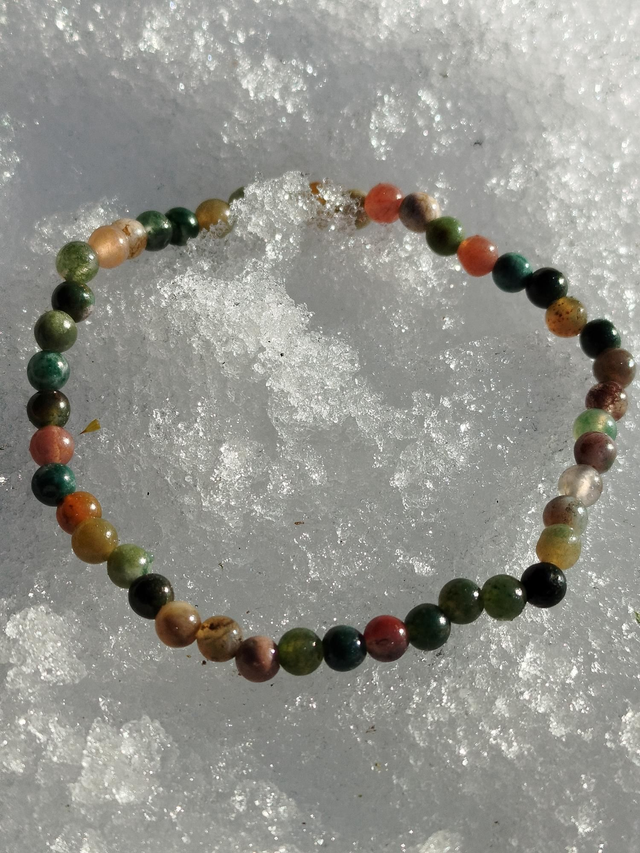 Bracelet Agate indienne 
