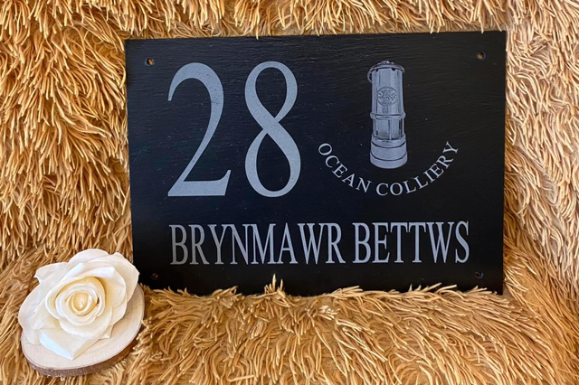 House Plaque size 35x25 Straight Cut