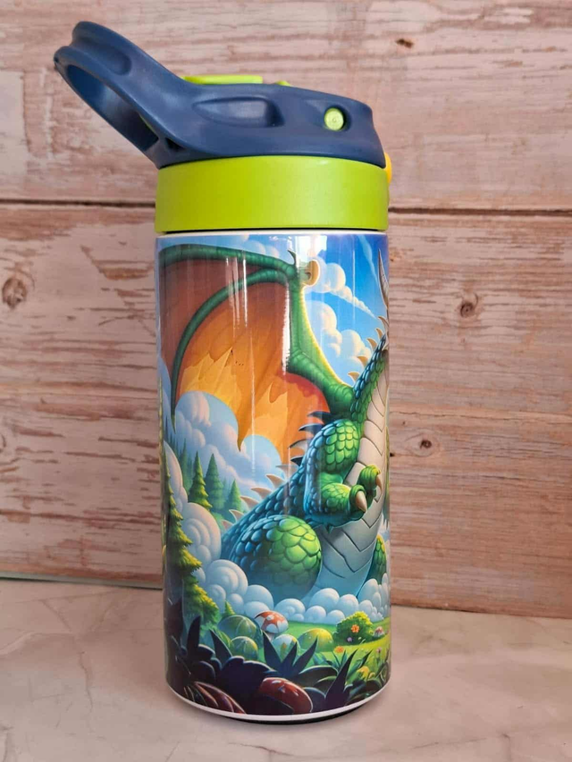 Gourde 350 ml chevalier et dragon