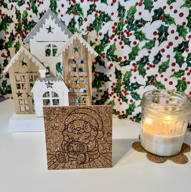 Sous verre Père Noël 