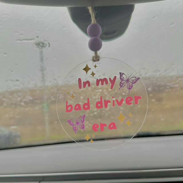 ‘In my Bad Driver Era’ Car Hanger