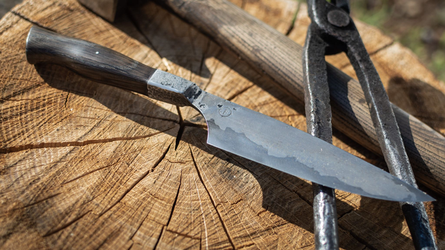 Couteau cuisine intégral - Chêne des marais