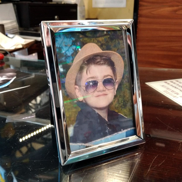 CORNICE IN METALLO PER FOTO 7X10CM