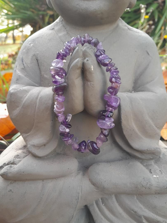 Bracelet baroque Amethyse