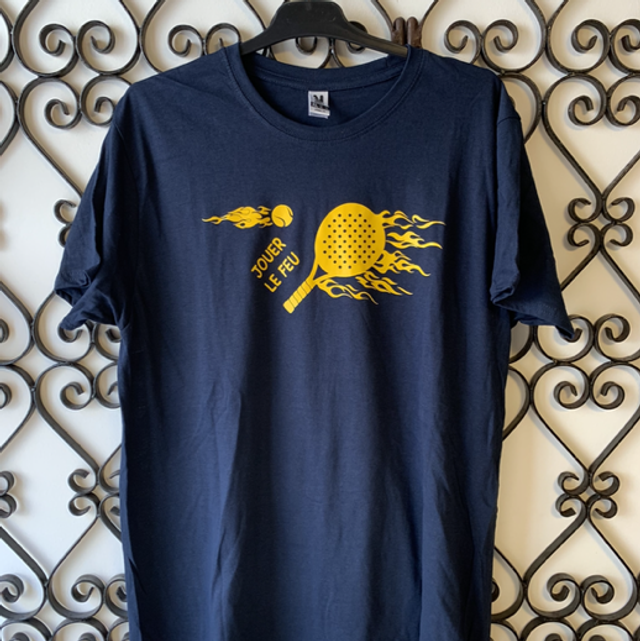 Tee-shirt homme coton « jouer le feu »