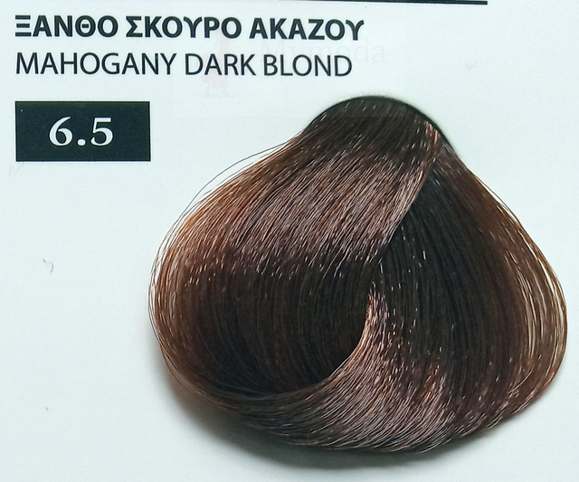 ΒΑΦΗ ΜΑΛΛΙΩΝ EXCLUSIVE ΣΕ ΕΠΑΓΓΕΛΜΑΤΙΚΗ ΣΥΣΚΕΥΑΣΙΑ 100ml Νο 6.5 ΞΑΝΘΟ ΣΚΟΥΡΟ ΑΚΑΖΟΥ