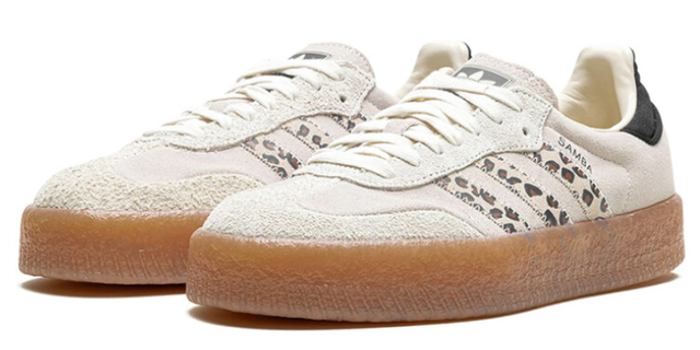 Adidas Samba, leopard off white