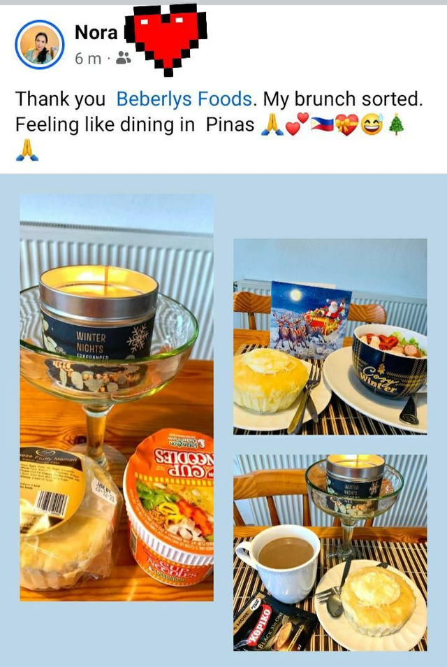 From customer: Mrs N Sinclair ( Scotland-December 2023)