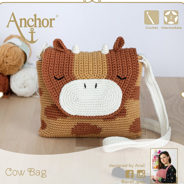 Crochet Kit: Bag: Cow