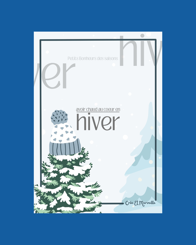 Affiche Saison - Hiver ❄️