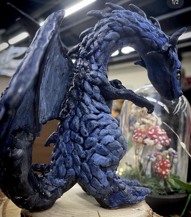 Grand Dragon « Colosse » Bleu Nuit