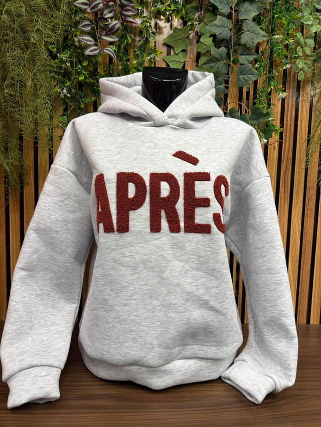 Hoodie Après - Grijs