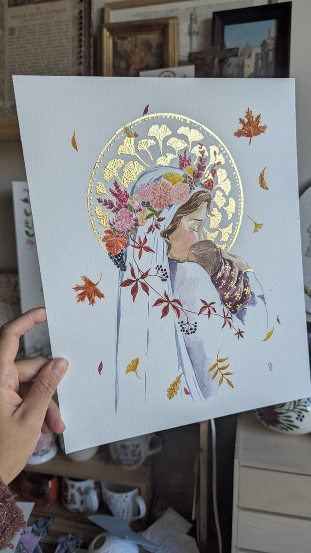 Vierge d'automne 