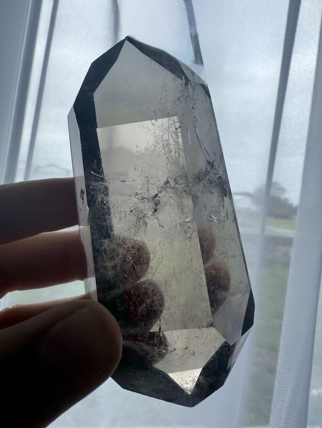 Smokey Quartz Crystal - Double Terminated Polished Points